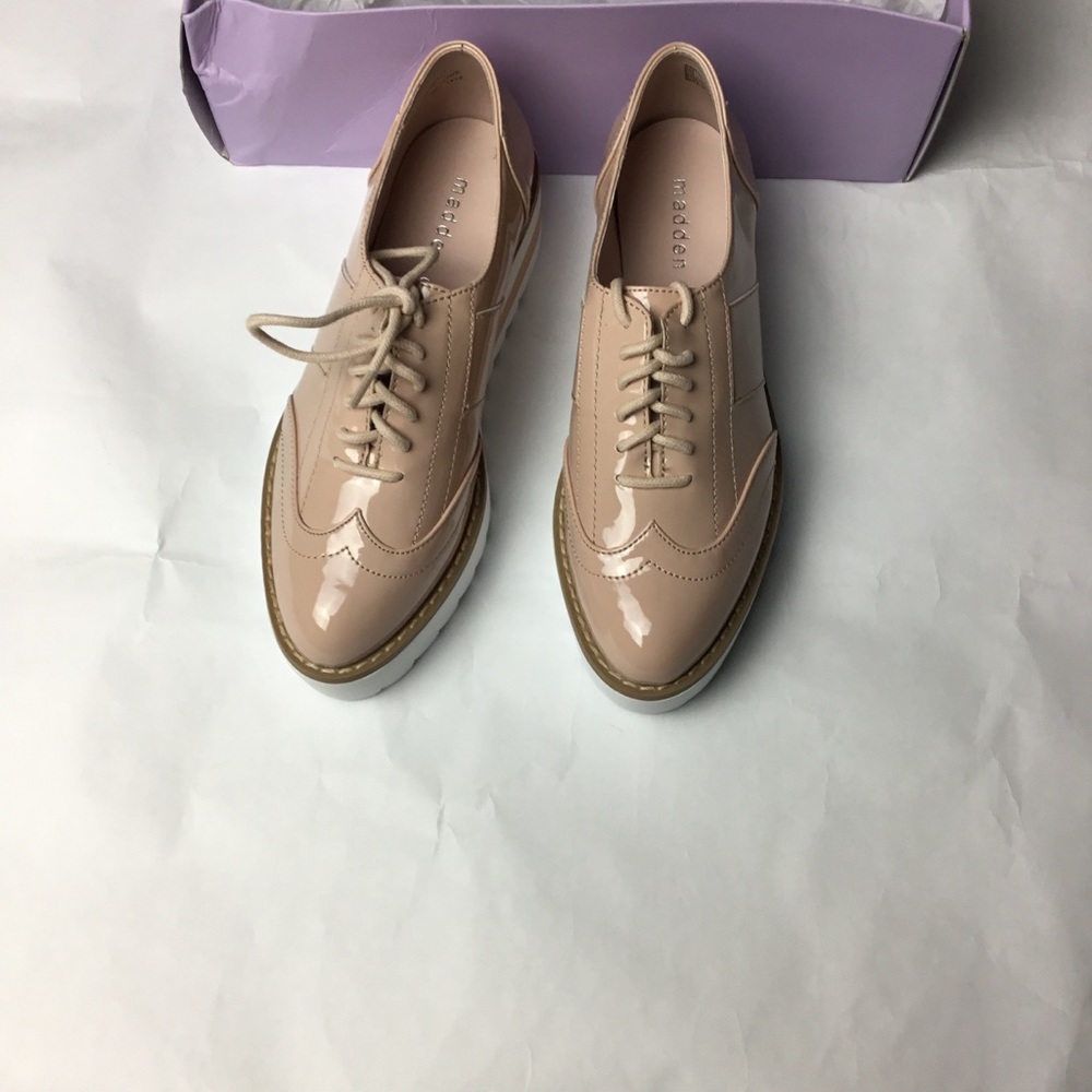 Madden Girl Andria Platform Lace-up Oxfords